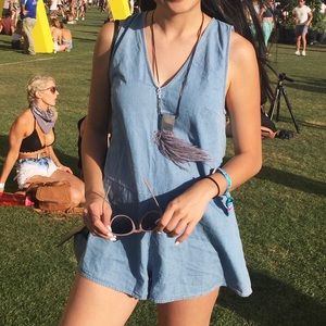 The Fifth Label denim playsuit romper